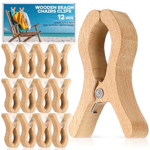 FoldTier 12 Pcs Wooden Large...