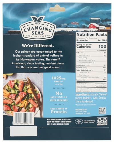 Changing Seas Smoked Salmon, 4 Ounce thumb #1