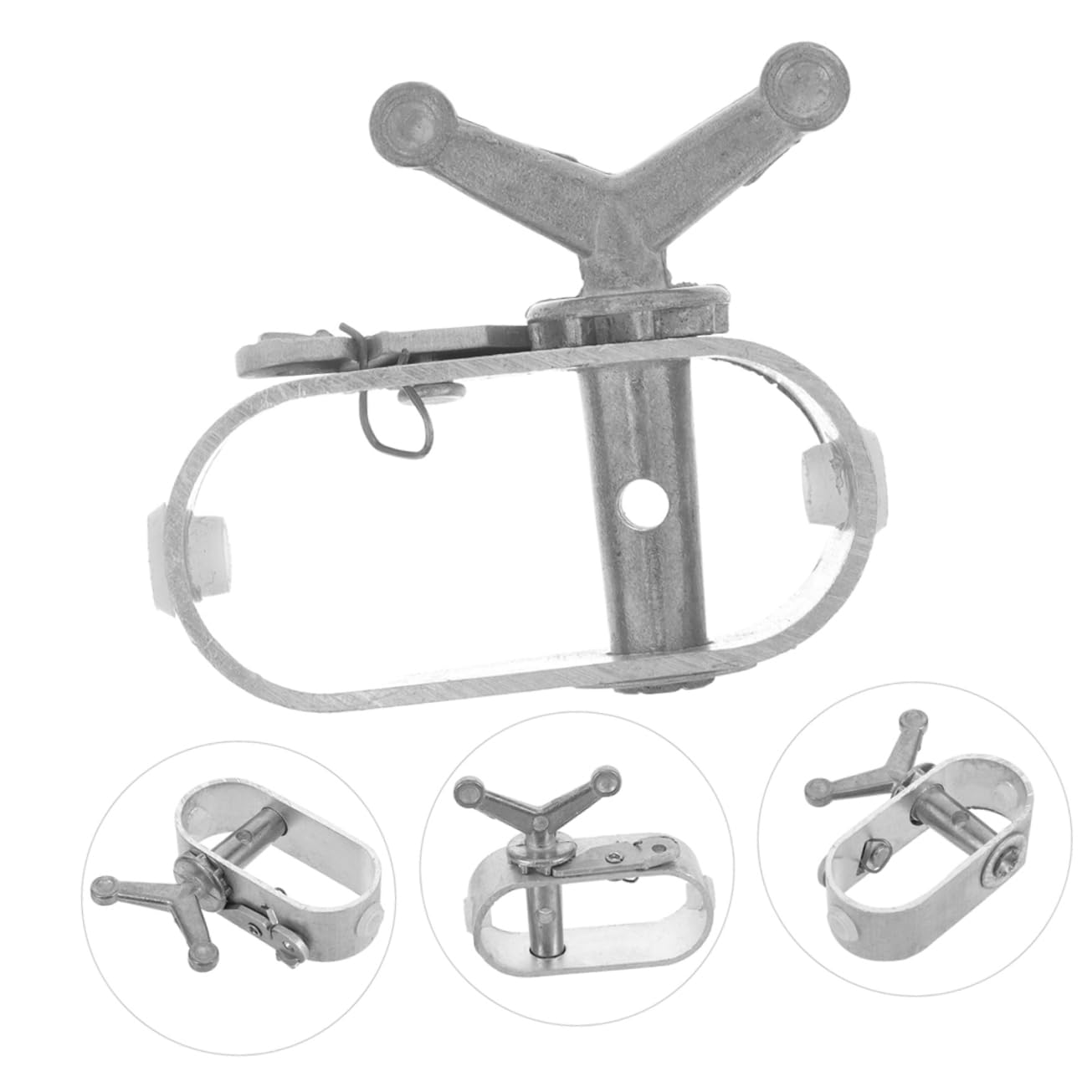 INOOMP 8pièces Tendeur De Câble Métallique pour Tension De Fil Outils De Serrage Robustes pour Clôtures Et Systèmes De Support Acier Résistant