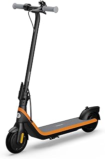 Segway-Ninebot Segway C2 E Children's E-Scooter - Kids E-Scooter (6-12 Years, up to 16 km/h, 7 Inch Tyres, LED Lighting, Foldable, Black)
