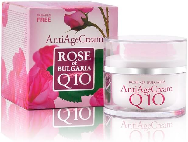 Biofresh Anti Age Face Cream Q10 with Rose Water, Paraben Free, 50 ml