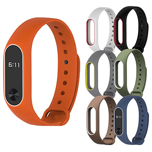 Pulseira extra para Xiaomi mi band 2 (Azul Petróleo com detalhe branco)