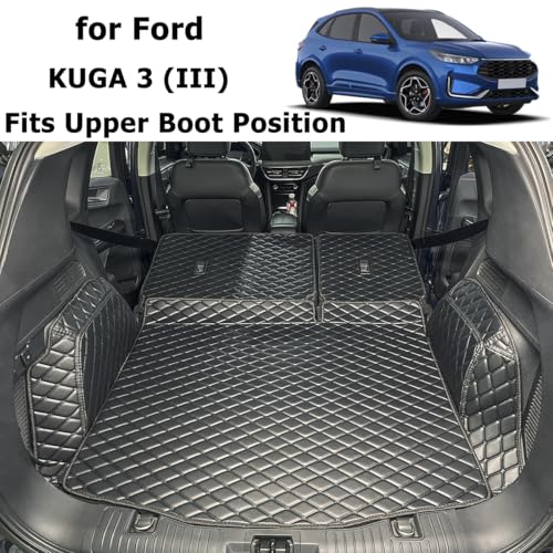 Tapis de coffre Ford Kuga 3 chien protection coffre haute 2019-2026 - 5