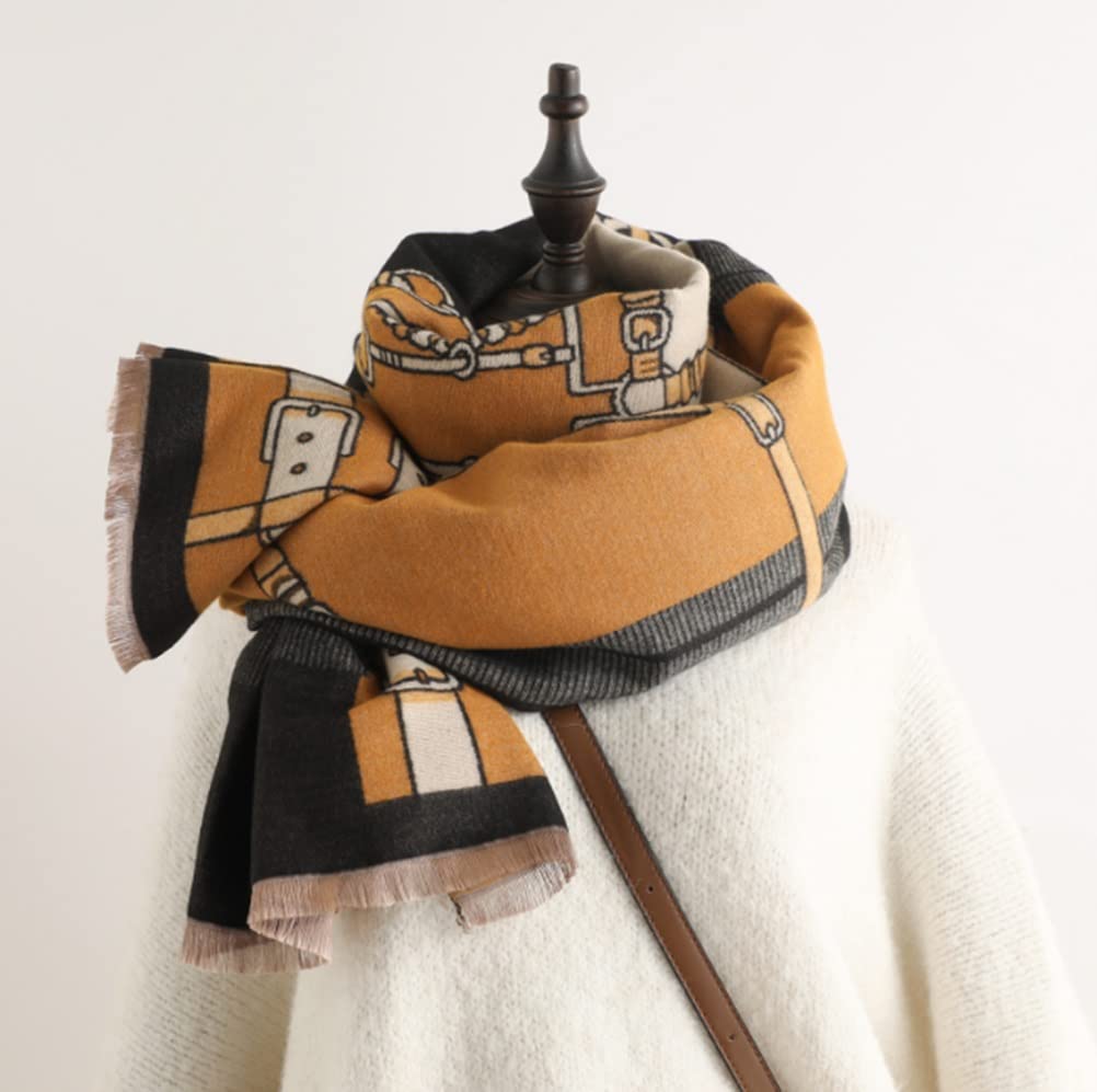 Écharpe femmes chaudes grand châle imitation cachemire parfait pour vos sorties d'hiver