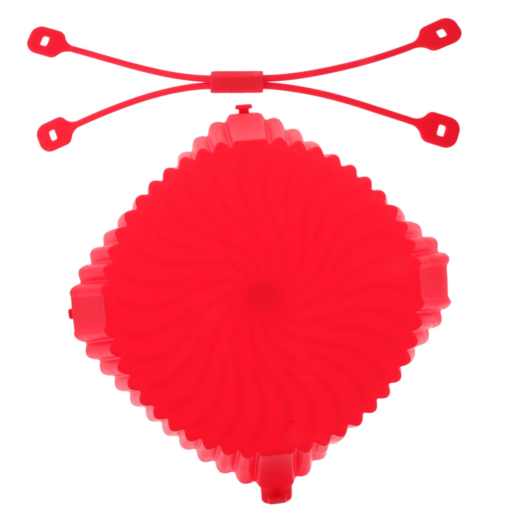 RORPOIR Non-stick Silicone Liner for Air Fryers Reusable Baking Mat with Handles for Chicken Fish and More Food-grade Silicone Convenient Round Design