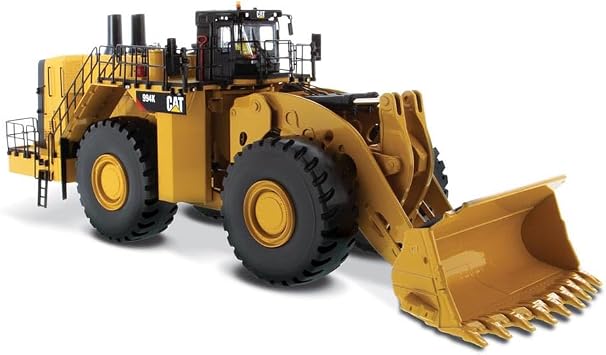 Diecast Masters 150 Scale Caterpillar 994K Wheel Loader - Rock Bucket Version in Yellow | Core Classics Series Cat Trucks & Construction Equipment Model 85505C