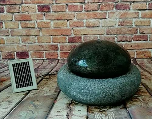 Outdoor Garden Water Fountain Garden Outdoor Solar eco friendly Pebble Stone Water Fountain Feature Floor-Standing Waterfalls Fountains for Home Yard Decoration