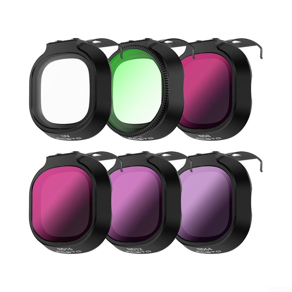Oniissy ND CPL - Set di filtri UV per DJI NEO 2, telaio in lega di alluminio, multi rivestito, in vetro ottico HD, accessori per droni e fotocamere, riduce i riflessi, protezione dell'obiettivo (F)