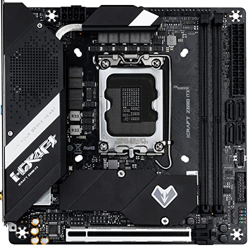 Maxsun Motherboard Z690 Icraft Itx Wifi (Lga 1700/ Intel Z690/ Mini-Itx/ Ddr5/ Dual M.2/ Pcie 5.0/ Usb 3.2 Gen2/ Type-C/Intel Wifi 6E/ Intel 2.5 Gbe Lan/Gaming Pc Computer Motherboard) #TOP5