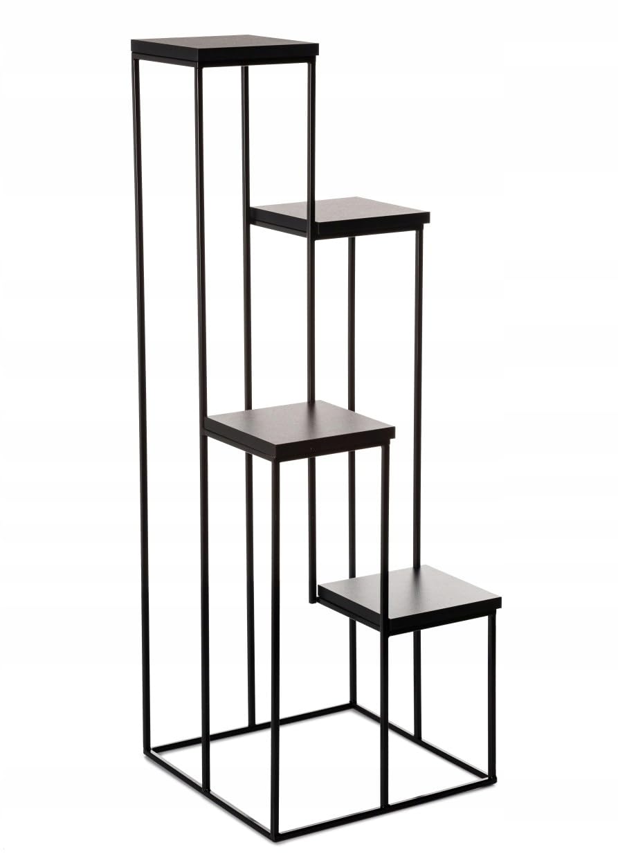 Kwietnik metalowy 4 poziomy nowoczesny loft 110 cm