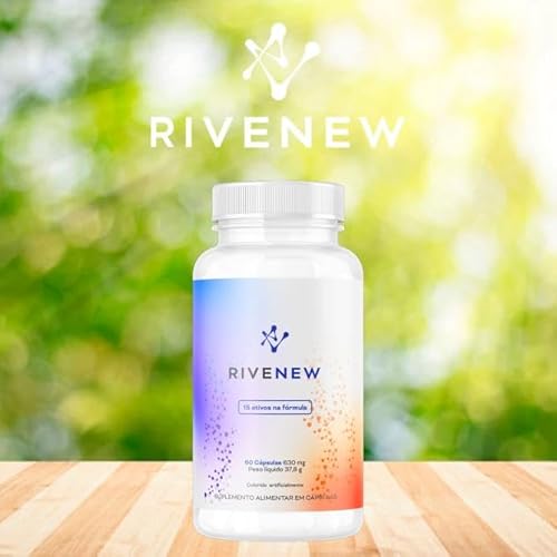 Rivenew Suplementação Natural Com 15 Ativos Na Fórmula