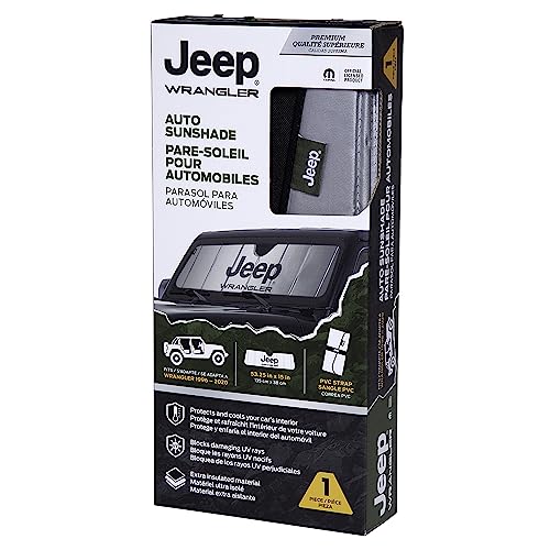 Jeep Wrangler Custom-Fit Auto Sunshade