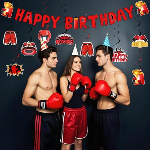 Décorations de boxe Wonmelody pour réussir un anniversaire enfant - 4