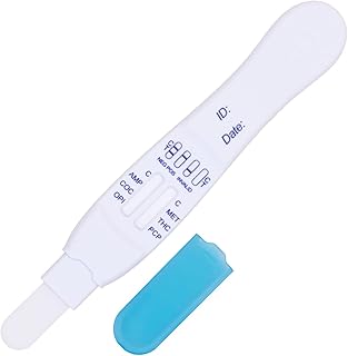 Prime Screen 6 Panel Multi-Drug Oral Fluid Test, One Step Employment and Insurance Testing (AMP, COC, MET, OPI, PCP, THC) - [1 Pack]