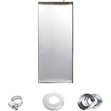 Air Conditioner Drip Pan, Stainless Steel Ac Drain Pan, Drip Pan for Portable Air Conditioner, Perfect for Indoor/Outdoor Split Air Conditioner Heat Pump Systems93x43cm/37x17in