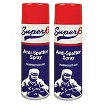 2 x Super 6 Solvent Free 300ml Anti-Spatter Welding Spray