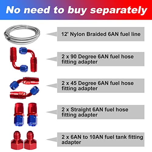 image for Dexepe Universal 10 Gallon 40L Fuel Cell Polished Aluminum Fuel Tank w