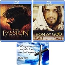 His Kingdom Collection - Son of God Jesus Film & Passion of the Christ 2 Blu-ray Bundle with Bonus Art Card