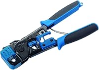 Vista 2 de IDEAL Industries, Inc. 30-496 Telemaster Herramienta de crimpado de enchufe modular, herramienta de prensado para enchufes modulares CAT5e/6 RJ-45