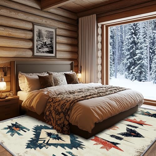 Tapete decorativo 3x4 pies flannel antideslizante miniatura 3