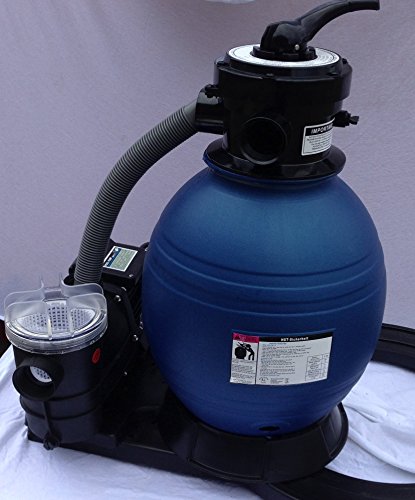 HST Sandfilter Poolfilter bis 35.000 Liter mit Profi Leis Poolpumpe 10000 Liter/Std 400 W mit Vorfilter Sandkessel 5-Wegeventil Bodenplatte viel Zubehör Komplettset geeignet für Sand Filterbälle Glas – Bild 7
