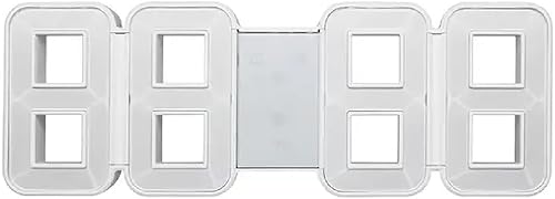 Moderno reloj de pared LED 3D con pantalla grande, control remoto y pantalla de temperatura, perfecto para el hogar, la oficina o el montaje en pared