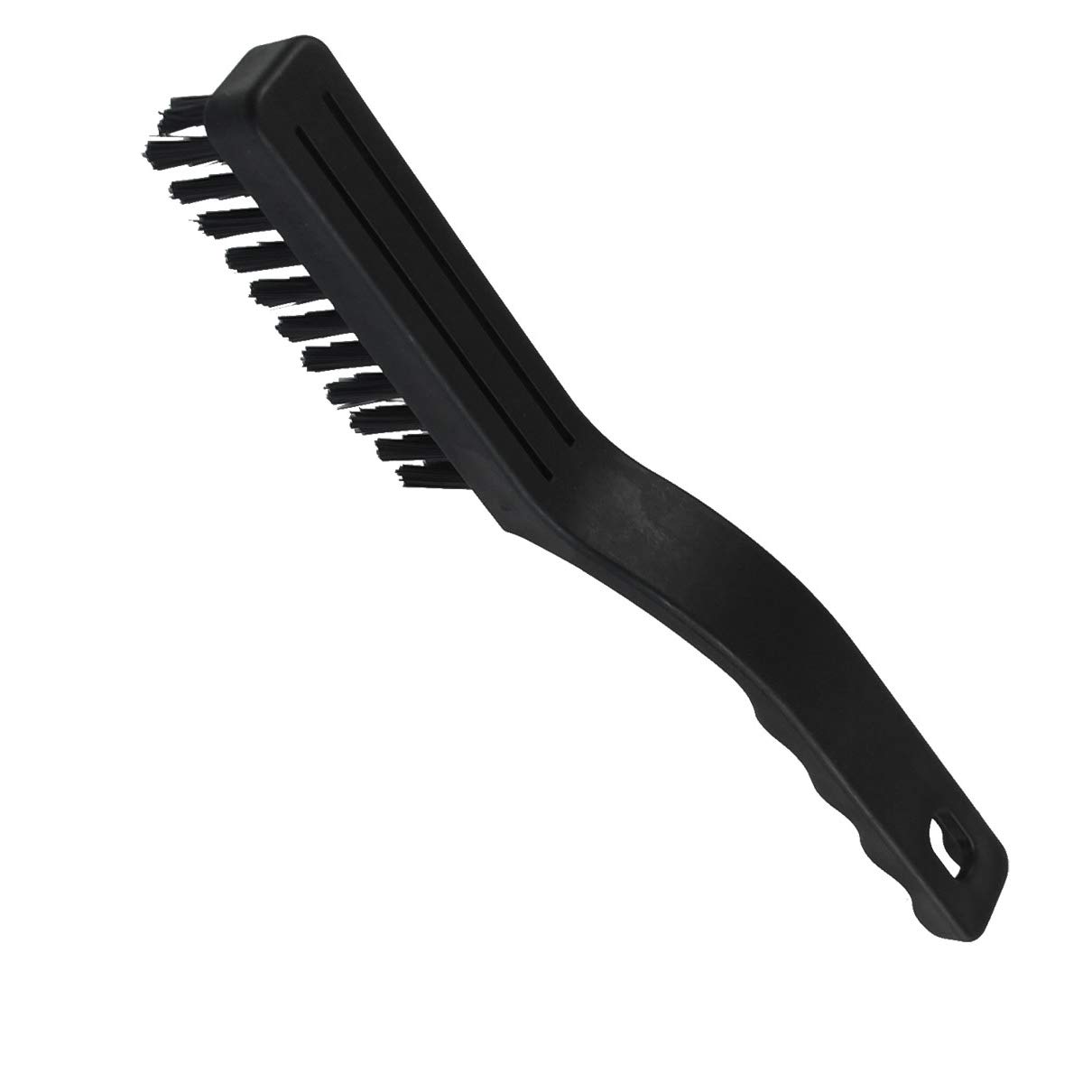 Aexit Black Grip Tool Sets 3 Rows 95mmx15mm Bristle Bristles Anti Static ESD Brush -Free Tool Sets PCB Cleaner