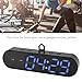 Portable Gym Timer, Interval Timer for Workout with Time Rounds, Stopwatch, Alarm Clock, Countdown, 1000mAh Large Battery Workout Clock for Tabata Fitness