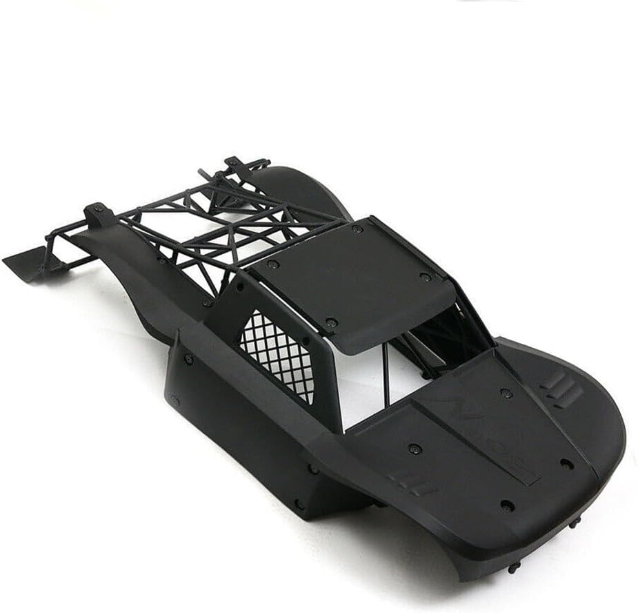 FLMLF Rc Car Body Shell Roll Cage Completely Set for 1/5 Losi 5ive T Rofun Rovan LT King Motor X2 Truck Parts (Black)