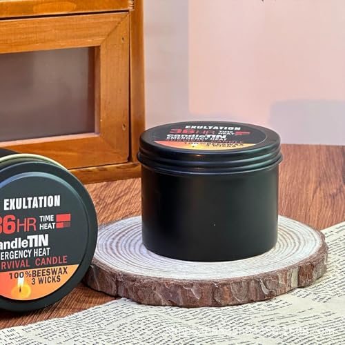 Survival Kerzen, Kerze im, lange Brenndauer, 36 Stunden, Notfallkerzen, wasserdicht, geruchlos, rauchfrei, für Camping, Pešca, Lichtausfall, Innen- und Außenbereich – Bild 5