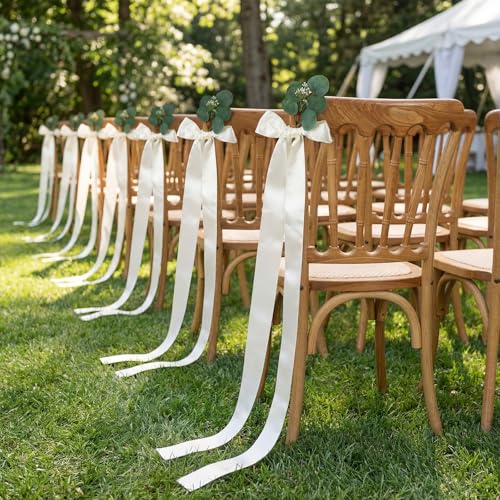 Giegxin 16 Set Wedding Aisle Decorations for Wedding Ceremony White