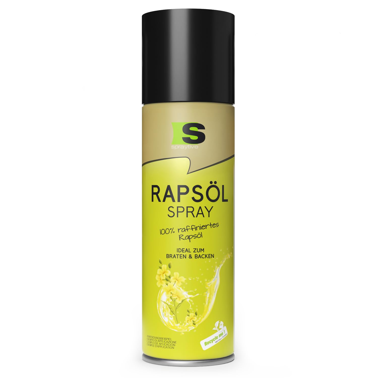 Spraytive 1 x 400ml Rapsöl Spray - Öl für Airfryer, Grill, Pfanne & Salat