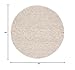 SAFAVIEH Natura Collection Area Rug - 4' Round, Beige, Handmade Wool Blend, Textured Design, Ideal for Living Room, Bedroom, Dining Space (NAT620B)