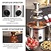 Total Chef 3 Tier Chocolate Fountain Machine – Mini Fondue Fountain for Chocolate, Cheese & Dessert – Fuente de Chocolate para Fiesta, Chocolate Fondue Set for Party and Events, Queso Fountain