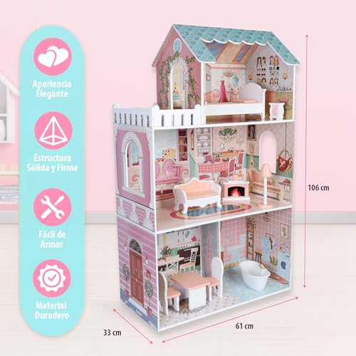 Niñas, Toy juegos la casa barbie Marca KID´S HOUSE (2)