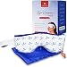 Eye Mask for Dry Eyes, Moist Heat Eye Compress Pad for Pink Eye, Blepharitis, Puffy Eyes, MGD, Stye Treatment Relief | Microwaveable Warm Compress for Eyes (Blue)