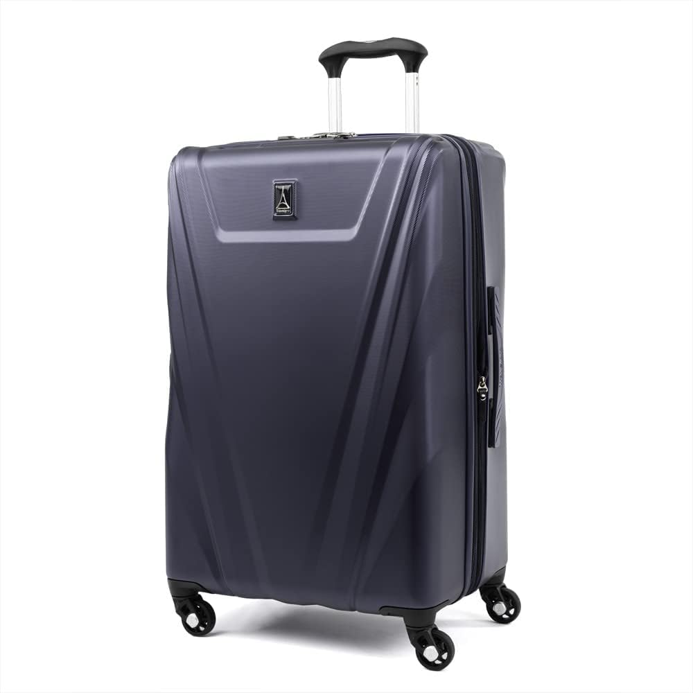 Travelpro Maxlite 5 Expandable Hardside Spinner (Midnight Blue, Checked-Medium 25-Inch)