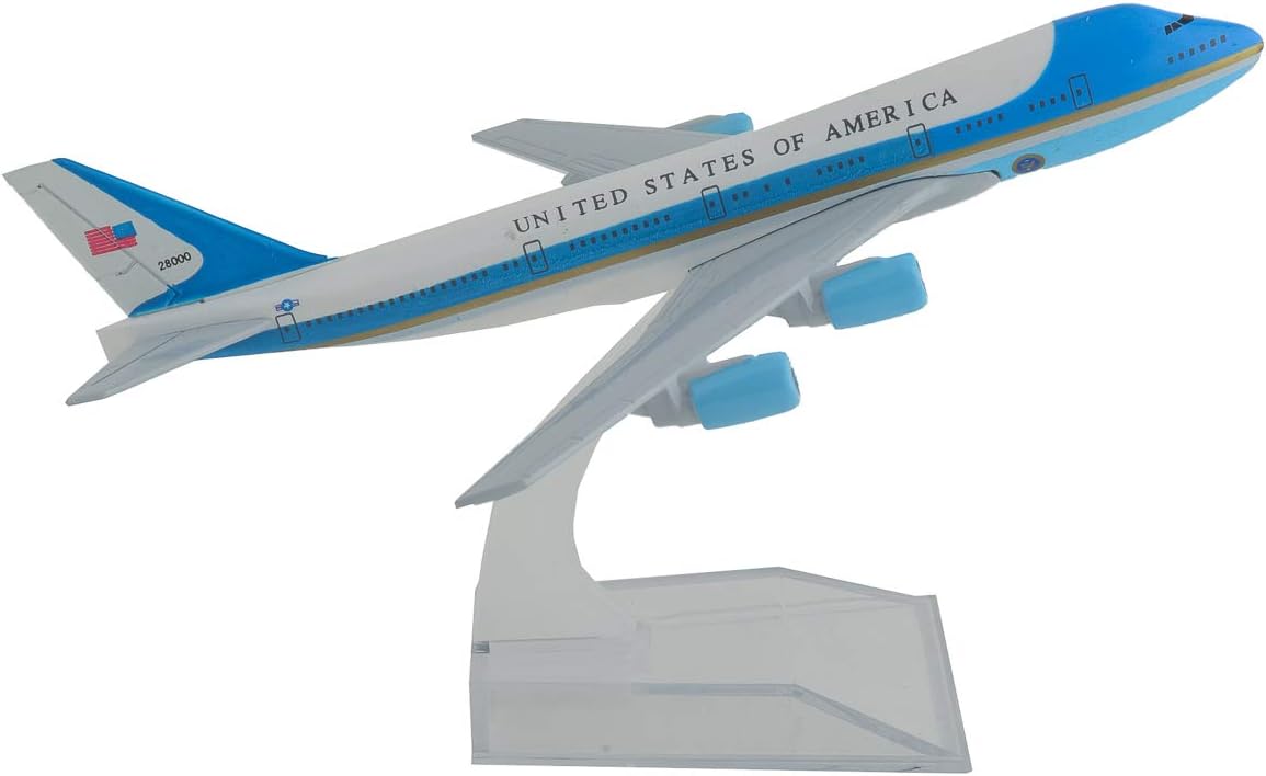 Airforce One 16cm Die Cast Model with Stand