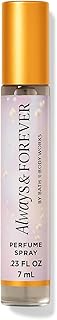 Bath & Body Works Always & Forever Mini Perfume Spray, 0.23 fl oz / 7 mL – Floral Jasmine, Soft Amber, and Warm Musk Eau de Parfum