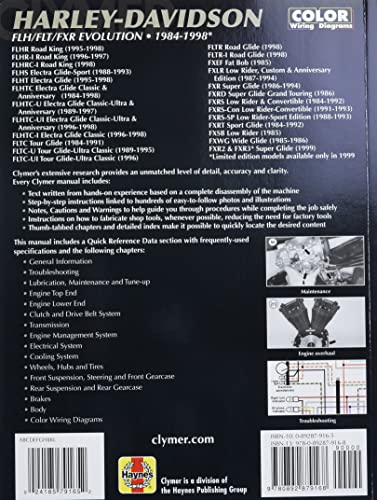 Harley-Davidson Road King, Electra, Tour Glide, Low Rider Motorcycle (1984-1998) - Image 2