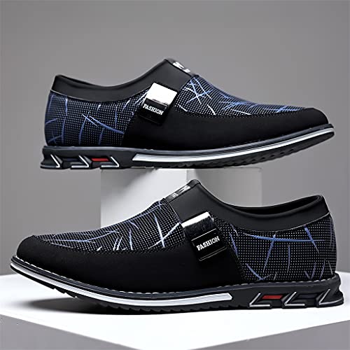 Image of Veslesth Men Casual Shoes Sneakers Loafers Comfort Walking Shoes Fashion Driving Shoes Luxury Leather Shoes for Male Business Work Office Dress Outdoor