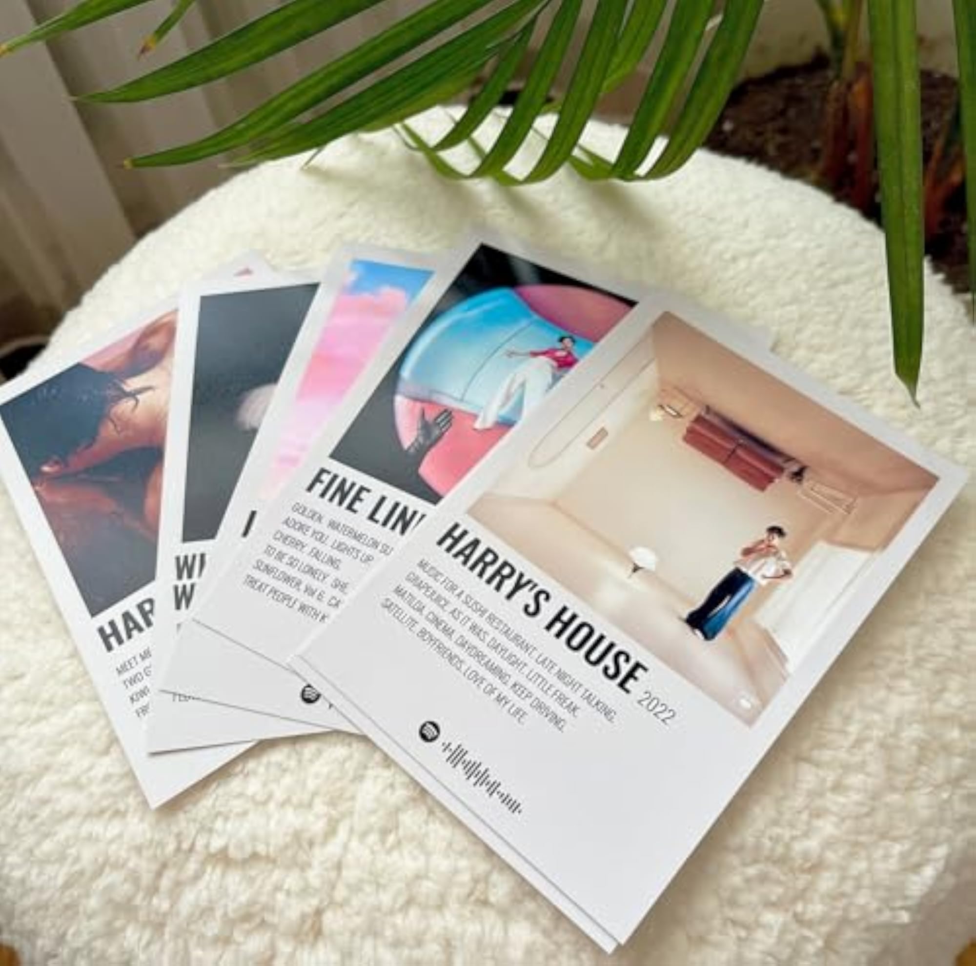 50 Pcs Song Wall Posters A6 Size Pack