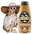 Kiss My Coconut - Tanning Bed Lotion, Skin Softening Golden Tan Intensifier with Coconut Milk & Cocoa Butter, No Bronzer, Unisex Hydrating Indoor/Outdoor Accelerator by Elegant Sun