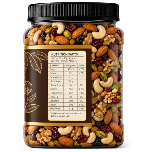 Image of NUTRIZAIKA Premium Mix Dry Fruits 100gm |Mixed Almonds, Cashews, Pistachios, Raisins, Apricots, Black Raisins | Assorted Crunchy Trail Mix for Snacking & Gifting