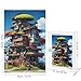 Anime Style House Structure 1000 Piece Jigsaw Puzzle for Adults, Home Decor Birthday Party Gift Family Game Toy as Wall Art Decor Poster