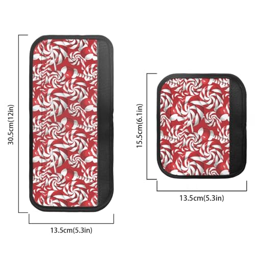 Image of Christmas 6 Pcs Refrigerator Door Handle Covers Kitchen Appliance Decor Handles Non Slip Fridge Handle Cover, Catches Drips,Smudges&Fingerprints Dust Covers Christmas Decor