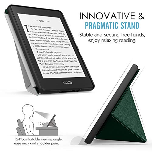MoKo Case Replacement with Kindle Paperwhite (10th Generation, 2018 Releases), Standing Origami Slim Shell Cover with… - Image 4