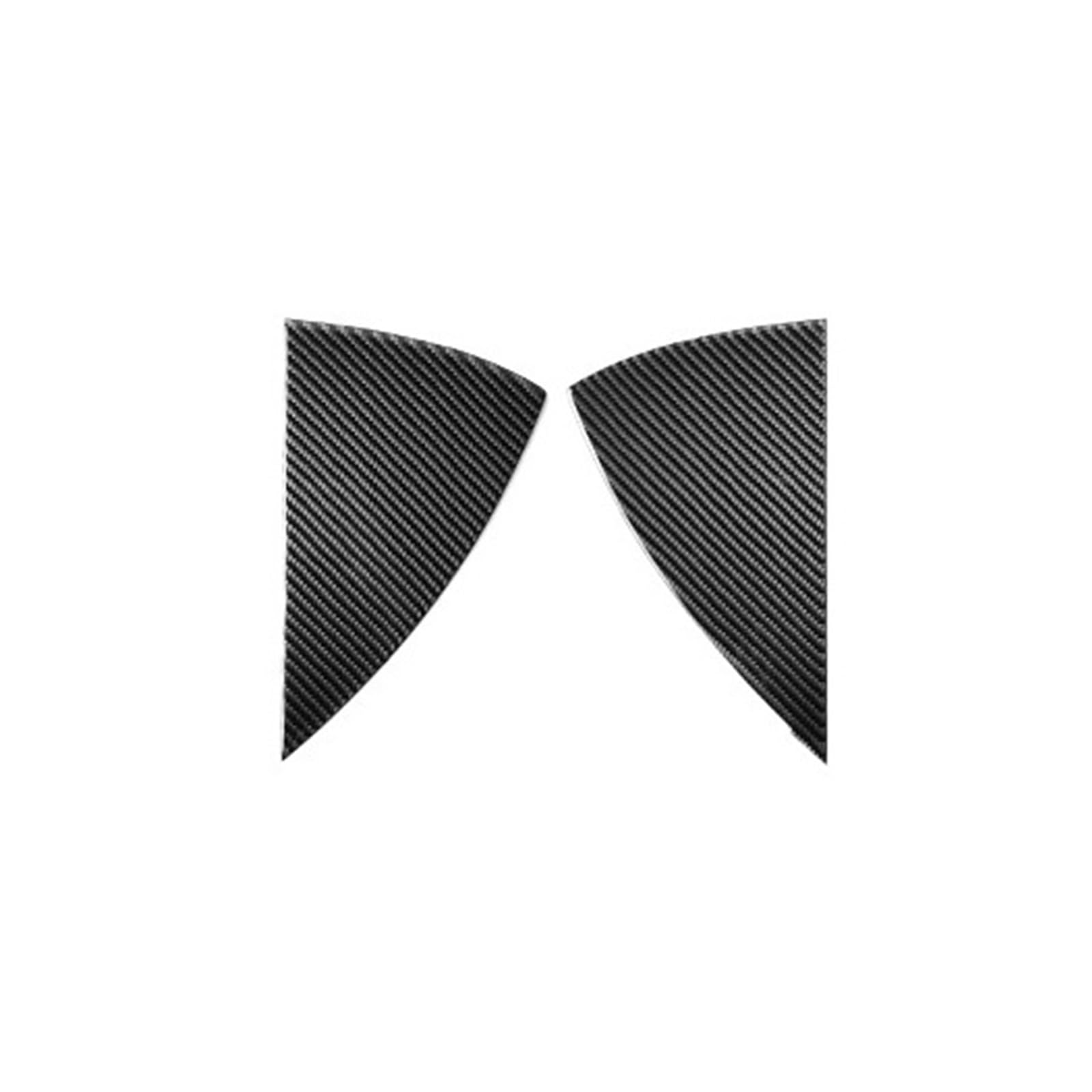 Interior Trim for Tesla for Model Y for Juniper 2025 for Model 3 for Highland Carbon Fiber Car Interior Dashboard Panel Side Sticker Trim Tuning Auto Central Inner(New 3 Black LHD)