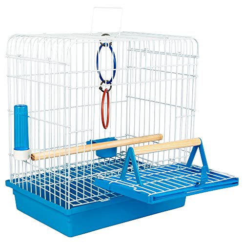 JEL PLAST GAIOLA CALOPSITA JÚNIOR - AZUL, PEQUENO