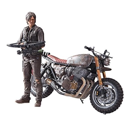 McFarlane Toys The Walking Dead TV Daryl Dixon with Custom Bike Deluxe Box Set